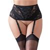 Cottelli Collection Plus Suspender Belt Black XXL