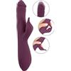 Javida 3 Function Rabbit Vibrator Thrusting, Rotating & Vibrating Purple