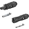 Staubli Stäubli 20x Connettori MC4 Evo2 - Presa e Spina PV-KBT4/KST4 per Cavi 4-6 | Sistema MULTILAM, Compatibile con Cavi Fotovoltaici 4mm² e 6mm², Protezione IP68, Omologato DC 1500 V, Kit da 20 Coppie