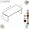 SEIPO SCRIVANIA ROYAL piano lineare fianchi sagomati - Seipo RY.0031 32 33