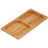 Quid 7800003 Piatto Dritto C/DIVIS Bambu 16X8 Select QD, Acciaio Inossidabile