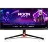 AOC Agon Pro AG344UXM - Monitor Gaming da 34 Pollici WQHD, 170 Hz, 1 ms, G-Sync, FreeSync Premium, HDR1000 (3440x1440, HDMI 2.1, DisplayPort, USB-C, USB Hub) Nero