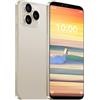 Fine Life Pro Telefono sblocco, processore 8-core, smartphone 4G-LTE TDD FDD, fotocamera 16MP+13MP, 4RAM, 64GROM, 256GB espandibile, schermo da 6,0 pollici (gold)