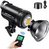 K&F CONCEPT ST-60W Luce Fotografico,5600 K Monoluce ad Alta potere Professionale