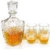 Bormioli Rocco Dedalo Set Whisky in Vetro - Set 7 Pezzi