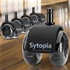 ‎Sytopia Inc. Sytopia SYT - Sedia da ufficio con ruote da 10 mm x 22 mm, compatibile