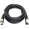 OmniaLaser RCE XLR20MM Cavo DMX Cannon XLR M/F, 20 m, Audio Casse Mixer Dj Effetti Luce DMX
