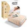 Imetec Scaldasonno Matrimoniale alla francese, 150 x 137 cm, 2 Comandi con 2 Temperature, Tessuto Trapuntato, Lavabile a Mano e in Lavatrice a 30°C, Made in Italy
