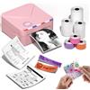 Phomemo M02S 300 DPI Mini Stampante Portatile con 6 Rotoli di Carta, (y7P)