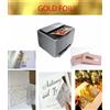 MONDO DECAL GOLD FOIL TRANSFER; LAMINAZIONE SU STAMPA LASER, COLOR ORO, 10 FOGLI A4