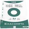 Exacompta 13806B Cartoncini Bristol, 21x29 cm, Bianco (C2t)