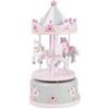 Small Foot by Legler Small Foot 11230 Carillon per Bambini giostra dei Cavalli, in Legno, con (Q1S)