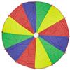 Relaxdays Paracadute Ludico Arcobaleno, Telo Giocattolo per Bambini Ø 6 (K4S)