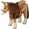 Götz 3403088 Sparky, Pony in Peluche Marrone da spazzolare - Accessori (S8n)