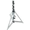 Manfrotto 087NW Stativo Wind-Up con 3 Sezioni, Argento