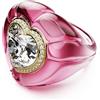 SWAROVSKI ANELLO COCKTAIL DULCIS, TAGLIO CUORE ROSA, 55