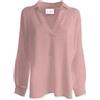 Saint Barth Elegante camicia blusa Saint Barth in rosa con ampie maniche e logo esclusivo