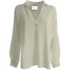 Saint Barth Eleganza senza tempo: Saint Barth camicia rosa con maniche ampie e logo ricamato
