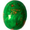 mozzo zaffiro Pietra preziosa sciolta cabochon ovale montagna turchese verde naturale 24,65...