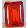 mozzo zaffiro AAA+ Grande Opale di Fuoco Messicano 82,3 Ct. Rosso Arancio Taglio Smeraldo G...