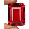 sapphire_hub 80,40 ct. Mozambico rosso sangue rubino taglio smeraldo pietra preziosa sfusa...