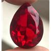 mozzo zaffiro AAA + grande topazio rosso 65,60 ct. pietra preziosa sfusa taglio pera per re...