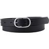 Levi's Women'S Charlie Belt, cintura Donna, REGULAR BLACK, 105