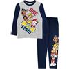 Popgear Paw Patrol Una Squadra Ragazzi Lungo Pajamas Set Navy/Heather Grey 116 | Ragazzi Paw Patrol Articoli da Regalo, Scuola Maschile Pigiama, i Vestiti dei Bambini, Compleanno dei Capretti Idea Regalo