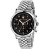 Maserati Orologio EPOCA SILVER BLACK R8873618029 Maserati Uomo