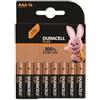 Duracell Plus-AAA CP16 - Batteria alcalina Micro (AAA), 1,5 V, 16 pezzi