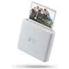 instax Fujifilm instax Link WIDE Ash White - Stampante compatta per smartphone, Stampa a sviluppo istantaneo in grande formato WIDE, App per la personalizzazione delle foto, Dimensioni stampa 99x62 mm