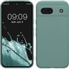 kwmobile Custodia Compatibile con Google Pixel 8a Cover - Back Case per Smartphone in Silicone TPU - Protezione Gommata - artic night