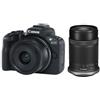 Canon EOS R50 + RF-S 18-45mm + RF-S 55-210mm Black