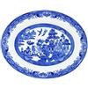 Churchill Bene Cina tegame ovale 12.5 Blue Willow
