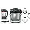 Bosch Robot da cucina Bosch Serie 6 MUMS6ZS17 Macchina Cucina 1600 W Nero, Inox spazzolato [MUMS6ZS17]