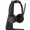 EPOS Cuffia con microfono EPOS IMPACT 1061T ANC Auricolare Wireless A Padiglione Ufficio Bluetooth Base di ricarica Nero [1001171]