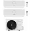 Bosch Climatizzatore Condizionatore Dual Split Bosch CLIMATE 3000i 9+9 con CL5000M 41/2 E R32 WiFi Optional