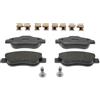FERODO Kit pastiglie freni Anteriore non predisposto per visualizzazione avviso usura con accessori FDB1652 Compatibilità con FIAT PANDA 169 PANDA Van 169