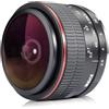 Meike Optics MK 6.5mm f2.0 Fisheye - Obiettivo ultra grandangolare per (d1w)