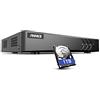 ANNKE 3K/5MP Lite DVR 4 Canali con AI Rilevamento Movimento e Hard Disk da 1 TB,