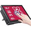 EVICIV 10.1 Pollici Monitor Touchscreen Portatile Capacitivo per Raspberry Pi 5/