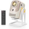 Kinhank Mini proiettore 4K 1080p Full HD, Android OS, Proiettore Portatile (g5A)