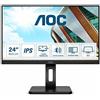 AOC International AOC 24P2Q - Monitor FHD da 24 pollici, regolabile in altezza (1920 x 1080, 75 Hz