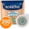 Caffè Borbone 200 Cialda Caffè Borbone Miscela Blu Corposo Compostabile in Carta per ESE 44mm