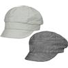 LIPODO Berretto Reversibile Summer Newsboy Donna - Estivo Cappello Baker Boy Cotton cap con Visiera, Visiera Estate Primavera/Estate - S (55-56 cm) Grigio