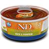 Farmina N&D Cat Pumpkin per Gatti da 70 gr Gusto Zucca e Anatra