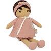 KALOO Tendresse - My First Amandine Doll - Cloth Doll 32 cm - Pink Chiffon Dress - Matte Skin - Pretty Gift Box and Personalised Ribbon - From Birth, 32cm, Poupee