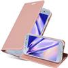 Cadorabo Custodia Libro per Samsung Galaxy A5 2017 in CLASSY ORO ROSA - con Vani di Carte, Funzione Stand e Chiusura Magnetica - Portafoglio Cover Case Wallet Book Etui Protezione