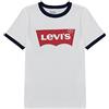 Levi's Lvb-Batwing Ringer Tee Bambini e Ragazzi, White, 10 anni