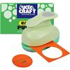 UCEC Fustella rotonda da 2,5 cm a forma di cerchio, fustellatrice natalizia, carta perforatrice per bambini, per la creazione di biglietti, scrapbooking e
